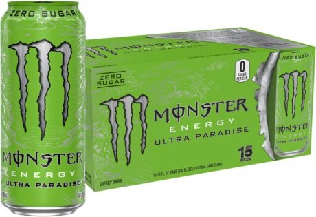 Clearance Sale – Monster Energy Ultra Paradise. Sugar Free Energy Drink. 16 Ounce (Pack of 15)